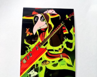 Black Death Metal Print