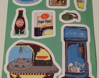 Fan-made Fallout Foods-stickervel