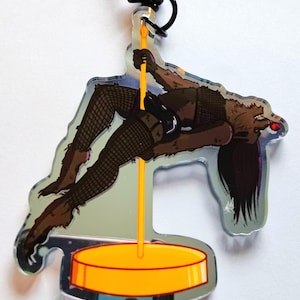 Cryptid Stripper Werewolf Keychain