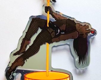 Cryptid Stripper Werewolf Keychain