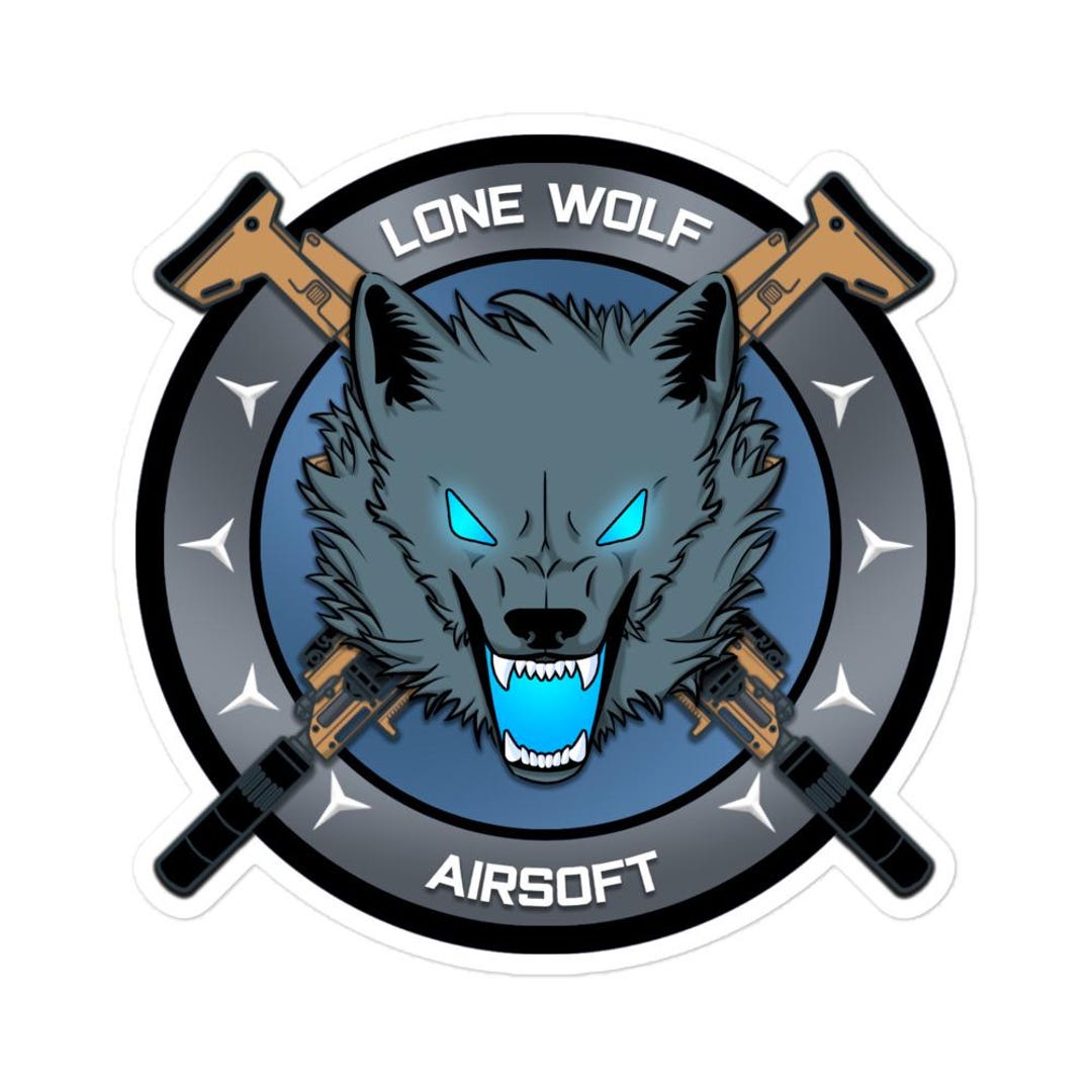 Lone Wolf Airsoft Logo Sticker - Etsy