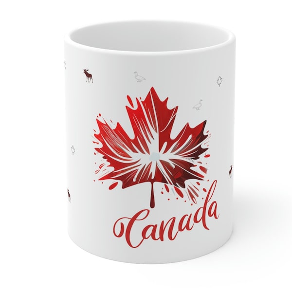 Unieke Canada Mok - Canada Gift - Cadeau voor Canada Lovers - Mok voor Canada Fan - Canada Koffiemok - Canada Tea Cup - Canada Verjaardagscadeau