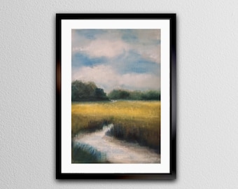 Fine art Giclee print from an original oil painting. Title: 'Stillness'