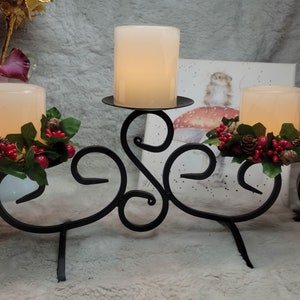 Flameless Candelabra Setting