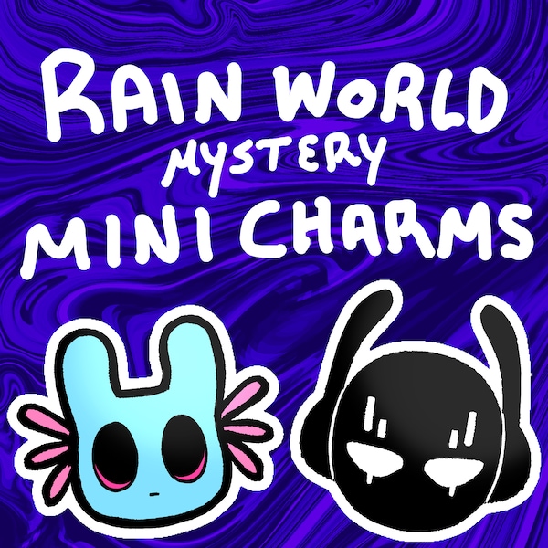 Rain World Pearl Gacha Phone Charms