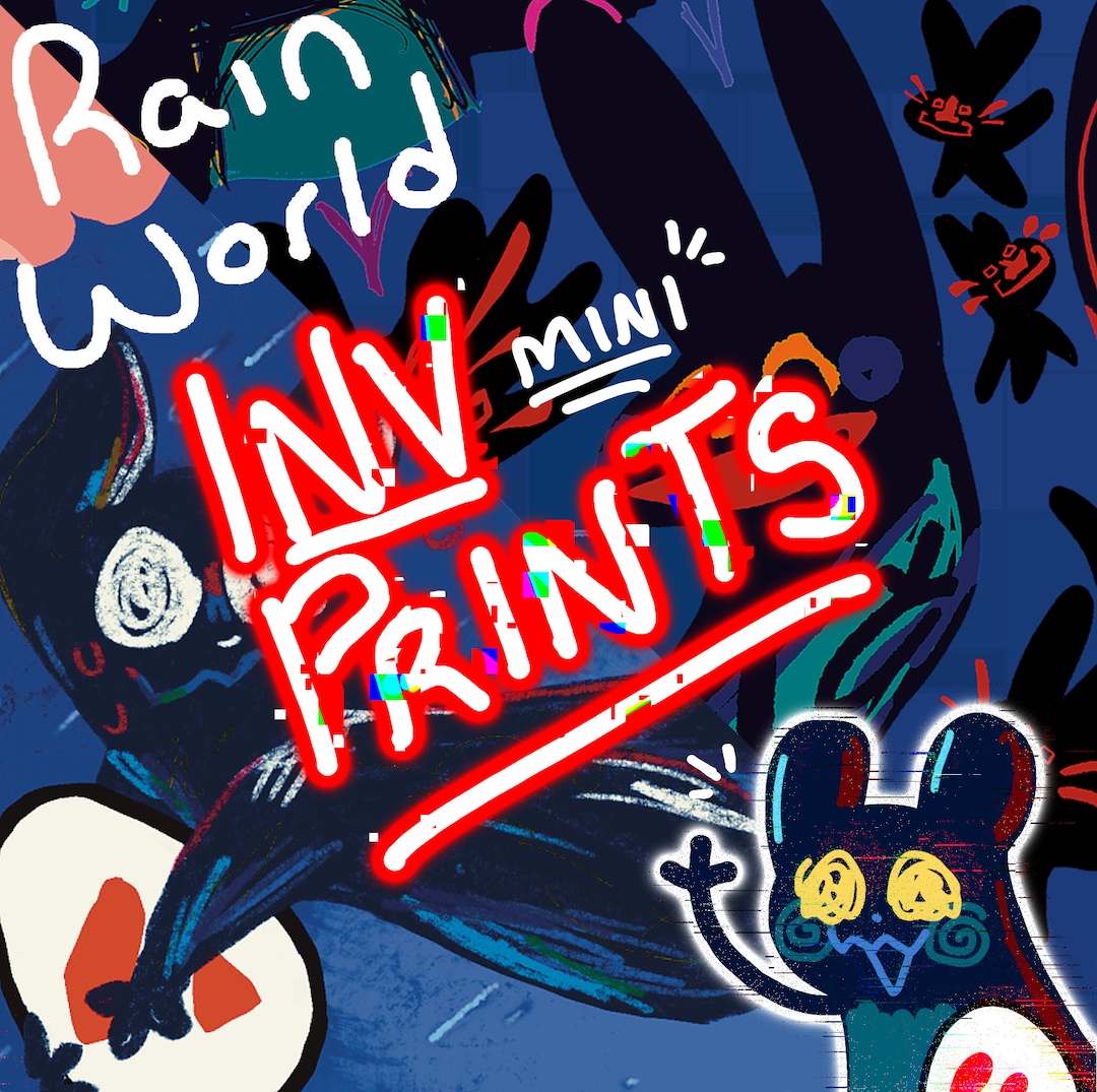 Rain World Inv/enot/ Mini Prints - Etsy