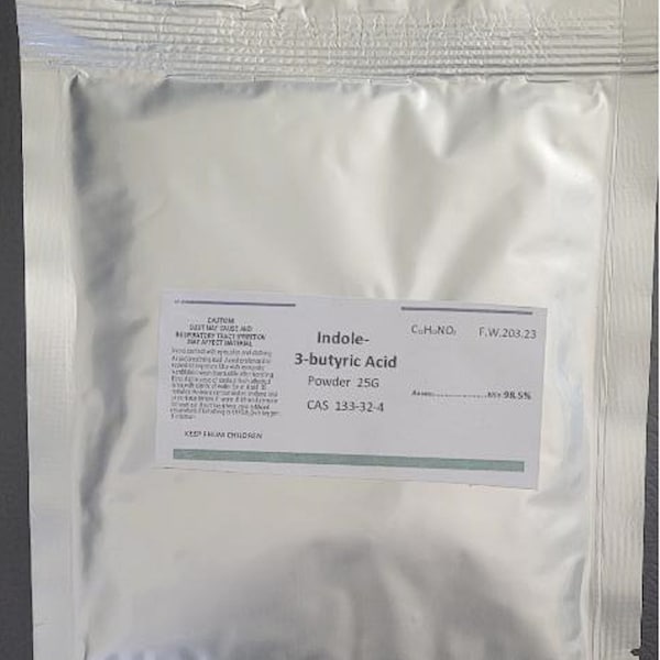 25 g d'acide indole-3-butyrique en poudre 98,5% livraison gratuite