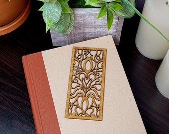 Wooden Bookmark | Flower Bud Book Mark | Book Lover | Bookworm | Book Lover Gift | Elegant Bookmark | Reading Accessory | Handmade Bookmark