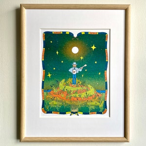 Gators - Risograph Print