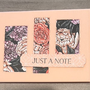 Just a note greeting card