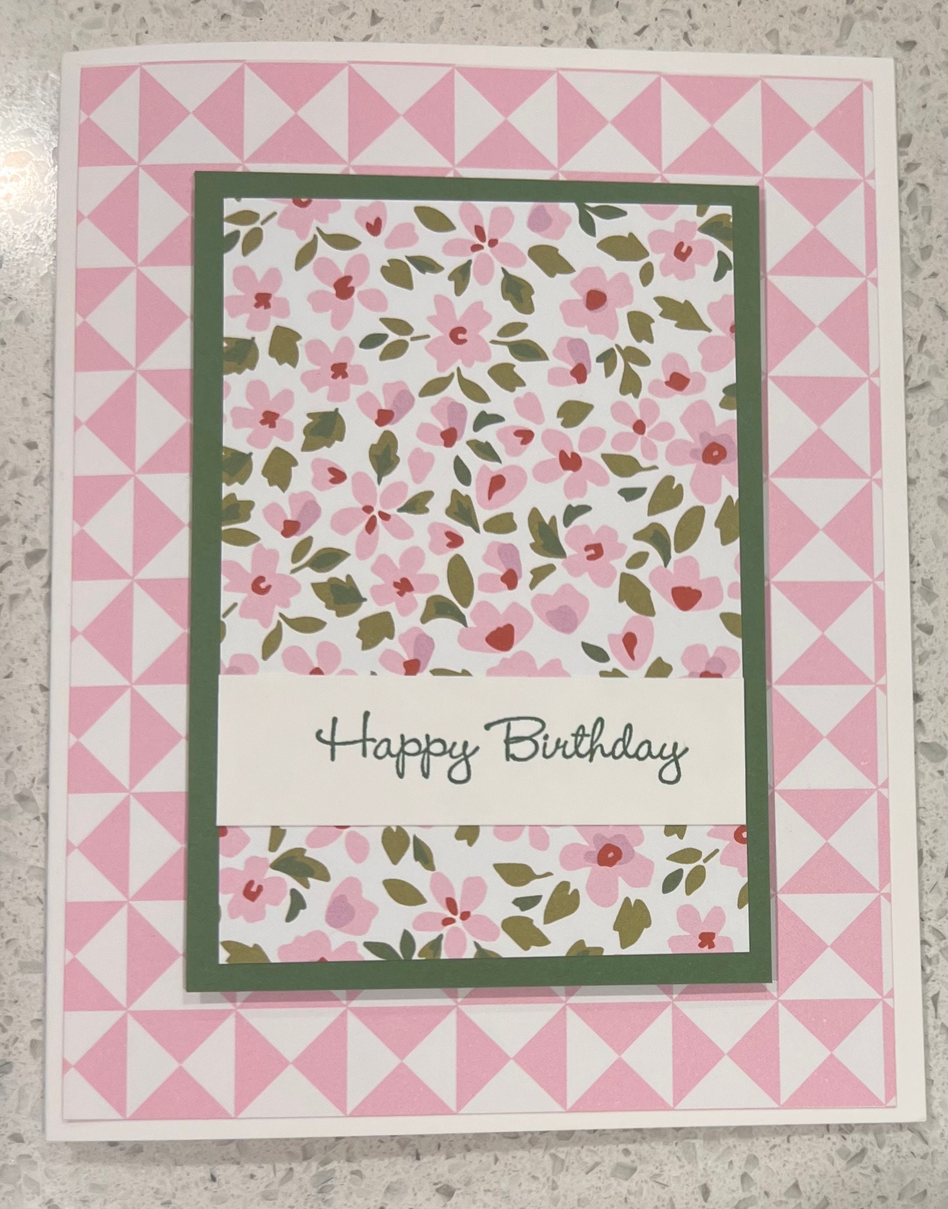 Happy Birthday Handmade Greeting Card Etsy