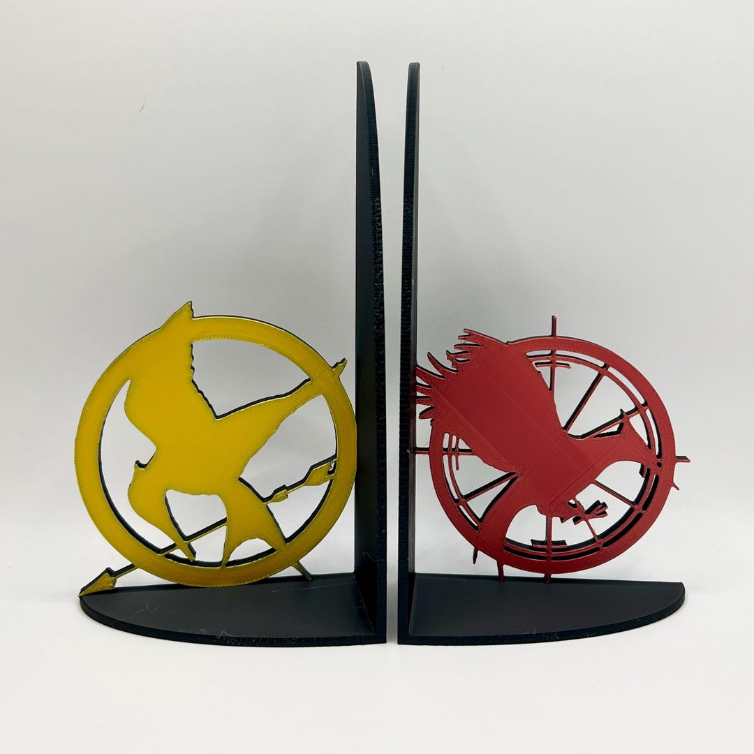 Left Bookend Mockingbird Bookend Set | Decorative Book Ends | Dystopian Bookends ...