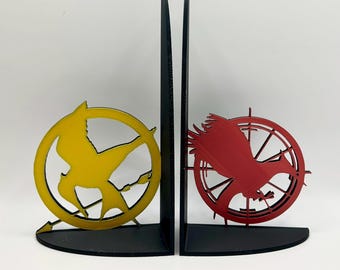 Mockingbird Bookend Set | Decorative Book Ends | Dystopian Bookends | 3D Print | Gift