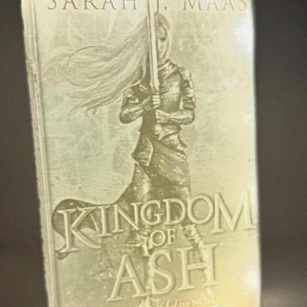 Throne of Glass Book Replica | Light Up Book | Decorative Book Decor | Cover Art | Lithophane | 3D Print | Gift