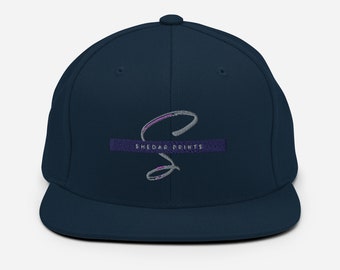 Gorra snapback con parche de cuero personalizado: gorras con logotipo grabado