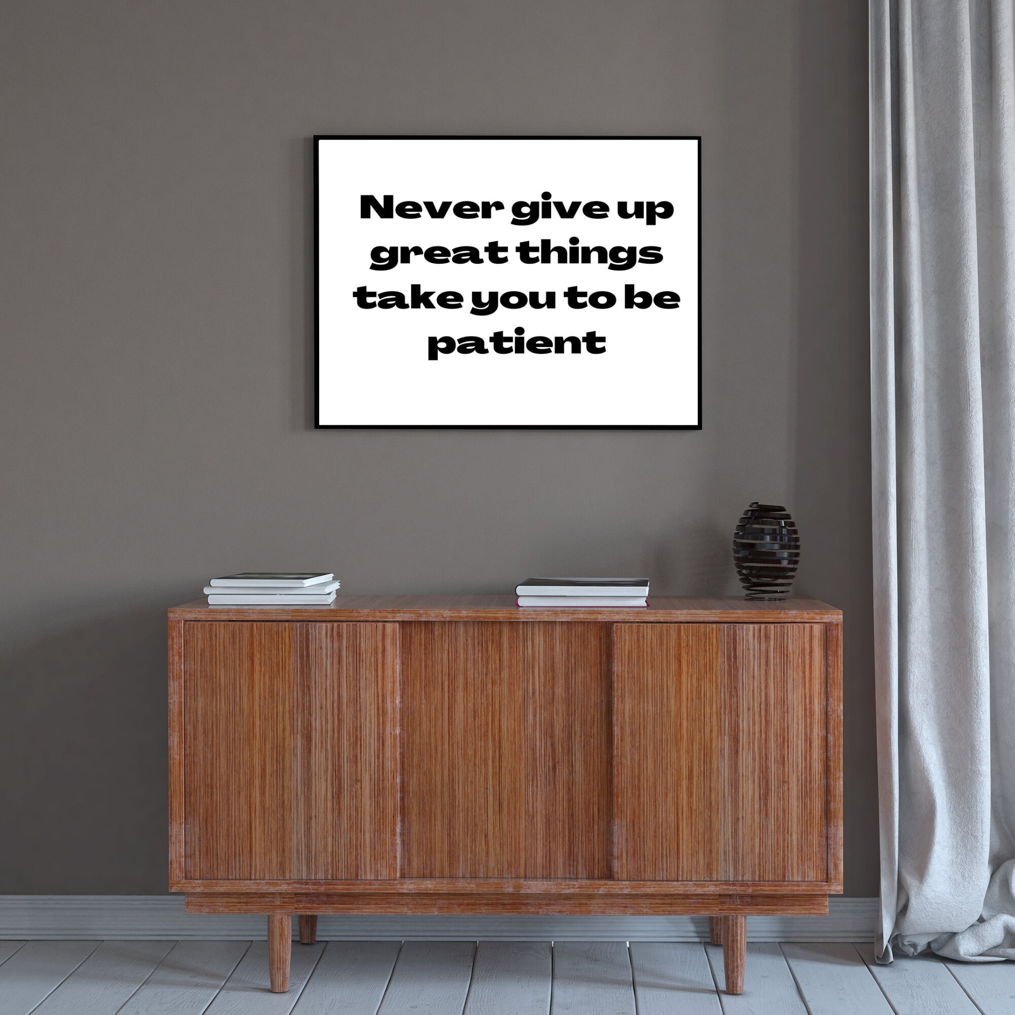 Never Give up Printable Wall Art | Inspirational Quotes|downloadable ...