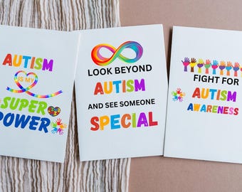 Autism Awareness Poster Bundle: Neurodiversity Classroom Decor (Digital Download)