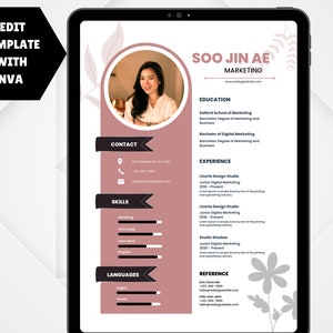 Professional Resume Template, Professional Modern Resume Template for Pages, Clean Modern Executive Resume Template 2023, CV Template