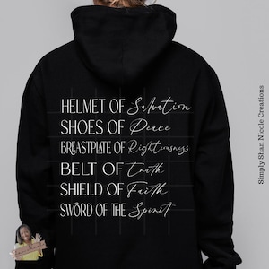 Armor of God SVG - Inspiring Christian SVG Design | Includes Armor of God PNG | Perfect for Faith-Based Custom Apparel