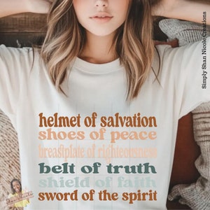 Armor of God SVG | Inspiring Christian SVG Design | Includes Armor of God PNG | Perfect for Faith-Based Custom Apparel