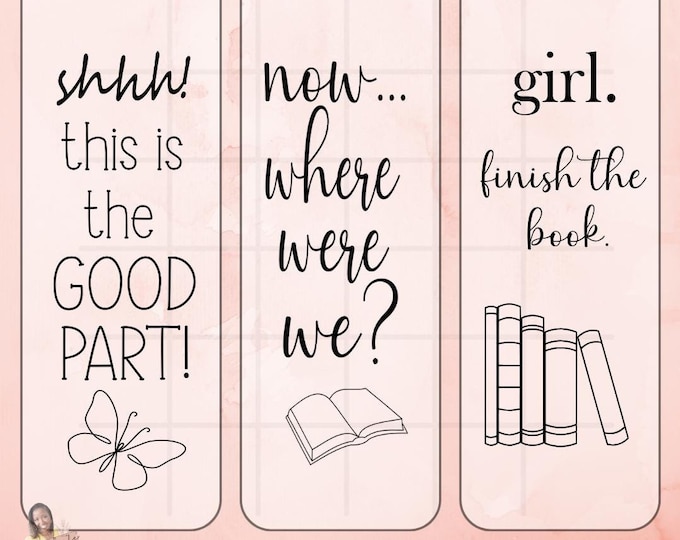 Bookmark SVG - Acrylic Bookmark Design, Perfect for Gifts & Personal ...