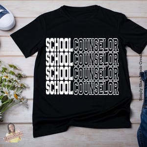 School Counselor SVG - School Counselor PNG Bundle | Perfect for School Counselor T-Shirt Designs