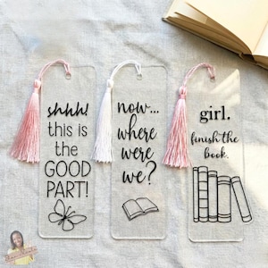 Acrylic Bookmark SVG Bundle – Stylish DIY Reading Accessory (Digital Download)