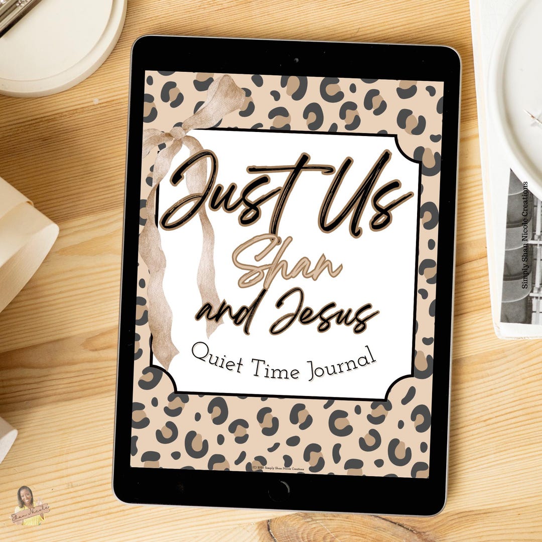 Bible Study Template | Prayer Journal for Sermon Notes & Quiet Time ...