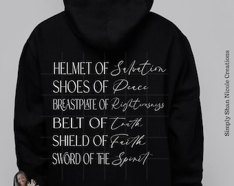Armor of God SVG Design | Christian Apparel, Faith-Based (Digital File)