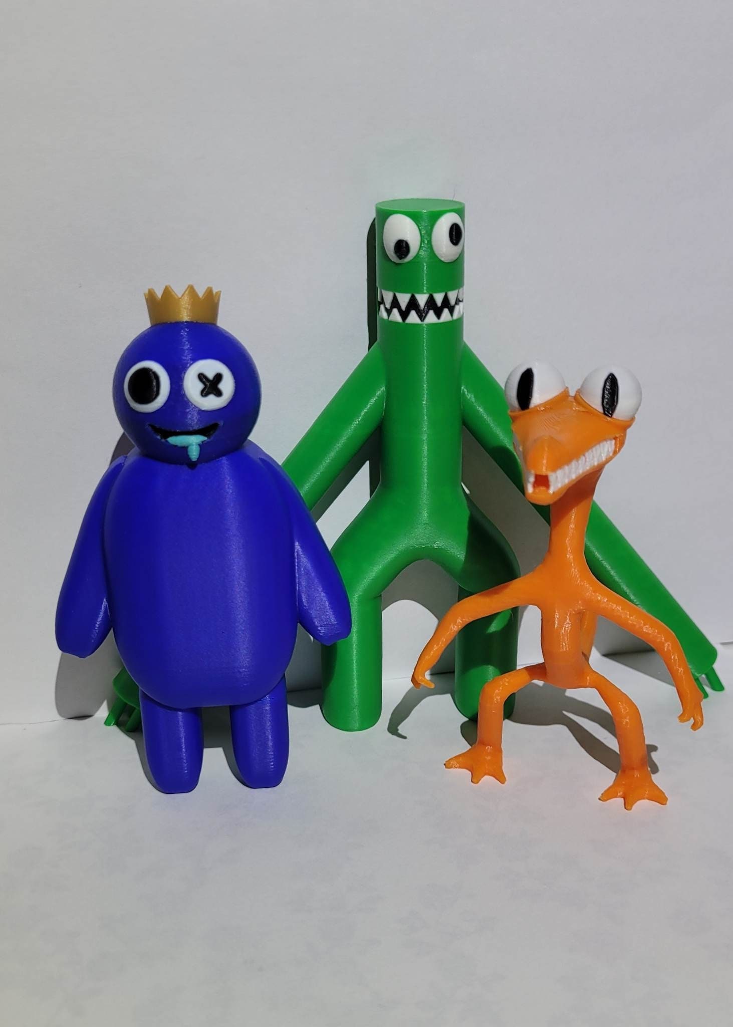 Rainbow Friends – 7 Figurines Miniatures 5-9 Cm – PVC – Décoration Anniversaire, Gâteau Ou Jeu Créatif
