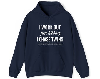 I have twins Unisex Heavy Blend Hooded Sweatshirt