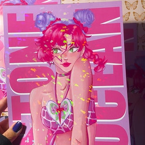 Jolyne STONE OCEAN Holographic Print