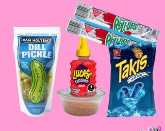 Takis Blue Heat Pickle Kit