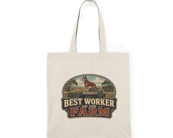 Bolso de mano Kelpie Working Dog: Insignia de trabajador en la granja