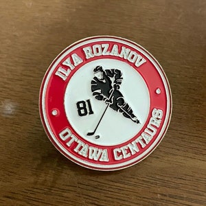 Ilya Rozanov Ottawa Centaurs Enamel Pin