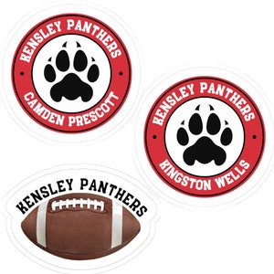 Kensley Panthers Sticker Trio