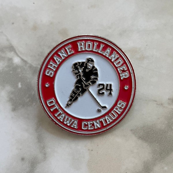 Shane Hollander Ottawa Centaurs Enamel Pin