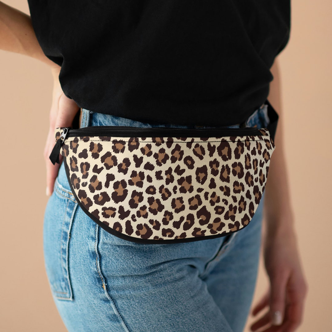 Leopard Print Bum Bag Fanny Pack Shoulder Bag Sling Bag Etsy