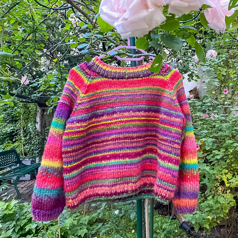 Rainbow Chunky Sweater