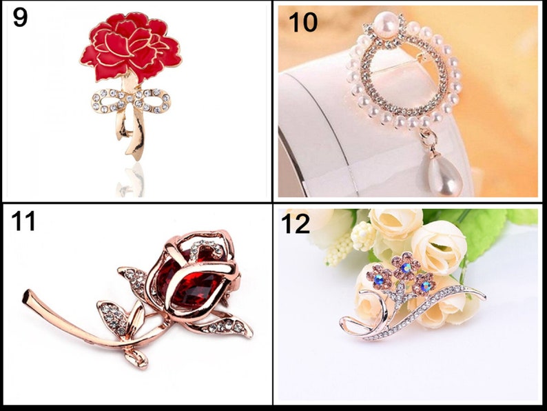 Schleifen Brosche Strass Blumen Broschen Für Frauen Große Bowknot Brosche Pin Einfache Modeschmuck Hochzeit Pin Corsage Accessoires Bild 8