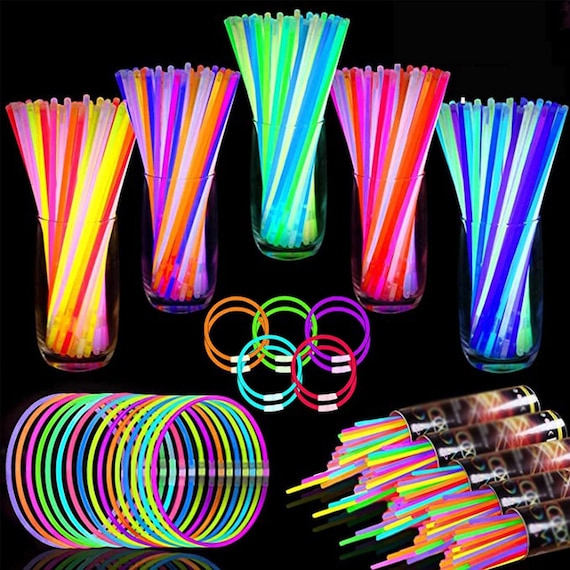 Party Fluorescence Light Glow Sticks Bracelets Necklaces, Neon