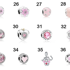 New Fashion Charm Original Pink Collection Bird Five Petals Flower Butterfly Beads for Original charm Ladies Bracelet Jewelry image 8