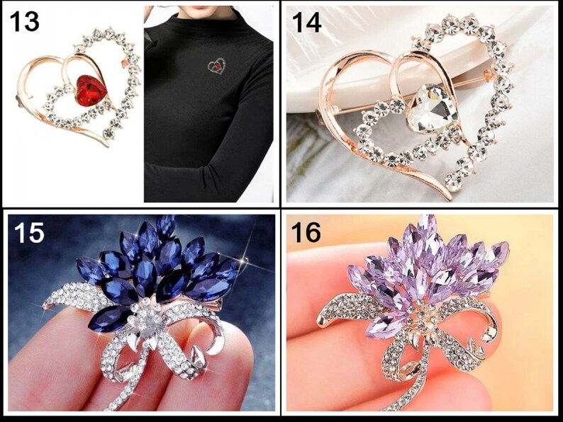 Schleifen Brosche Strass Blumen Broschen Für Frauen Große Bowknot Brosche Pin Einfache Modeschmuck Hochzeit Pin Corsage Accessoires Bild 9