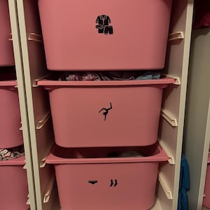 Kid&#39;s Organization Vinyl Stickers