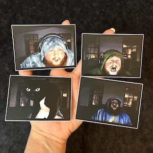 CaseOh Reaction Stickers - 2.5”x3.5” matte vinyl stickers