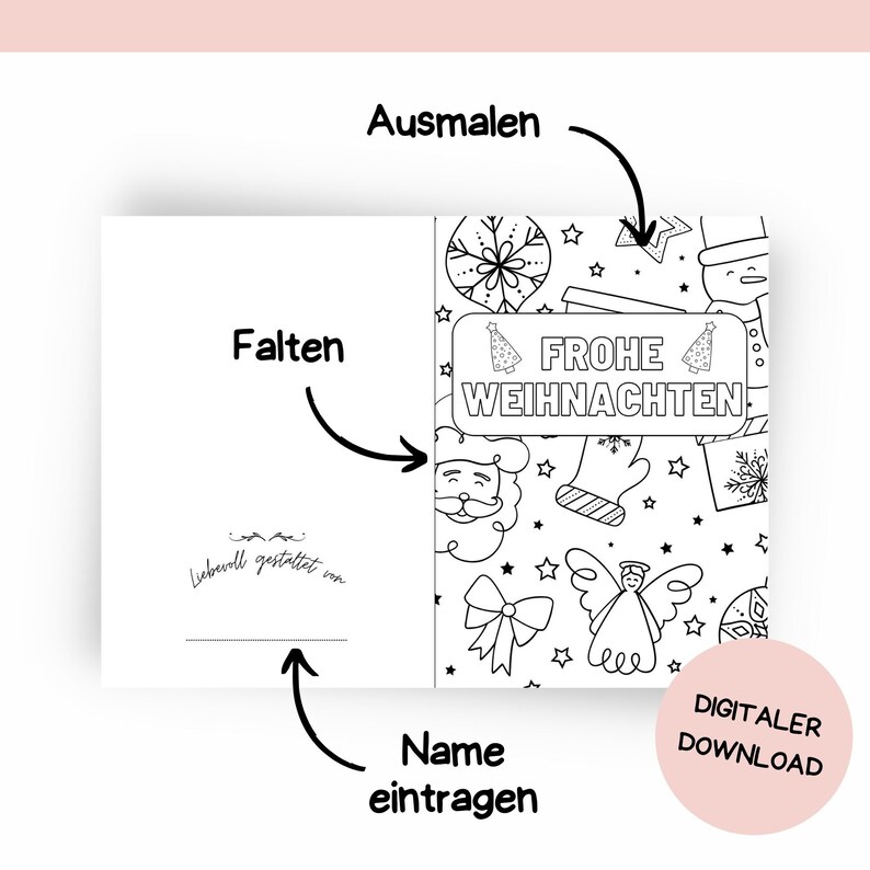 Baker Ross Kamin Pop Up Weihnachtskarten – 10er Pack Zum Selbstgestalten
