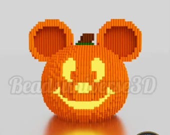 ミッキーマウスパンプキン3D