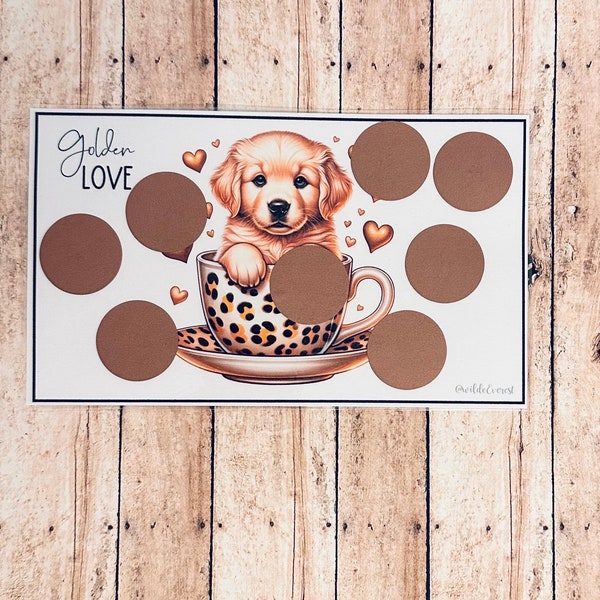 Golden Pup in a Cup - Scratch and Save Challenge- Low income budget