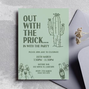 Divorce Party Invitation: Funny Sarcastic Editable Printable evite template