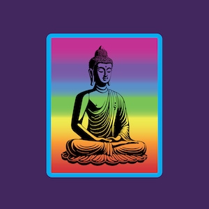 Meditating Buddha | Chakra Colors | Yoga T-Shirt (All Fit)